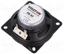 Full range højttaler - 10W 4ohm, Ø87,5x39mm