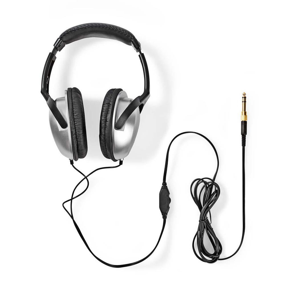HiFi hovedtelefon m. volumenkontrol