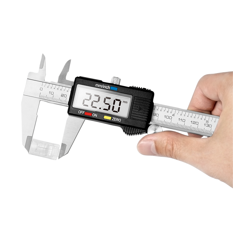 Digital skydelære - 150mm, rustfri stål