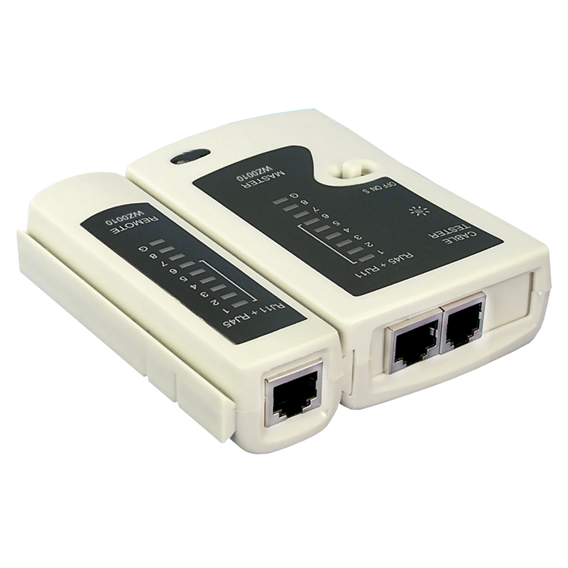 LAN netværkstester - Til RJ11, RJ12 og RJ45