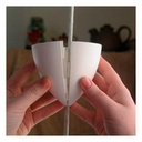 Baldakin 2-delt Sort