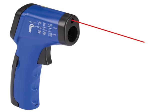 DEM100 Infrarød termometer m. laser (-50-330°C)