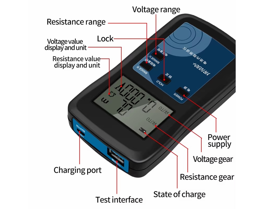 Batteritester, Intern modstand - Maks. 45V LiION/LiPOL