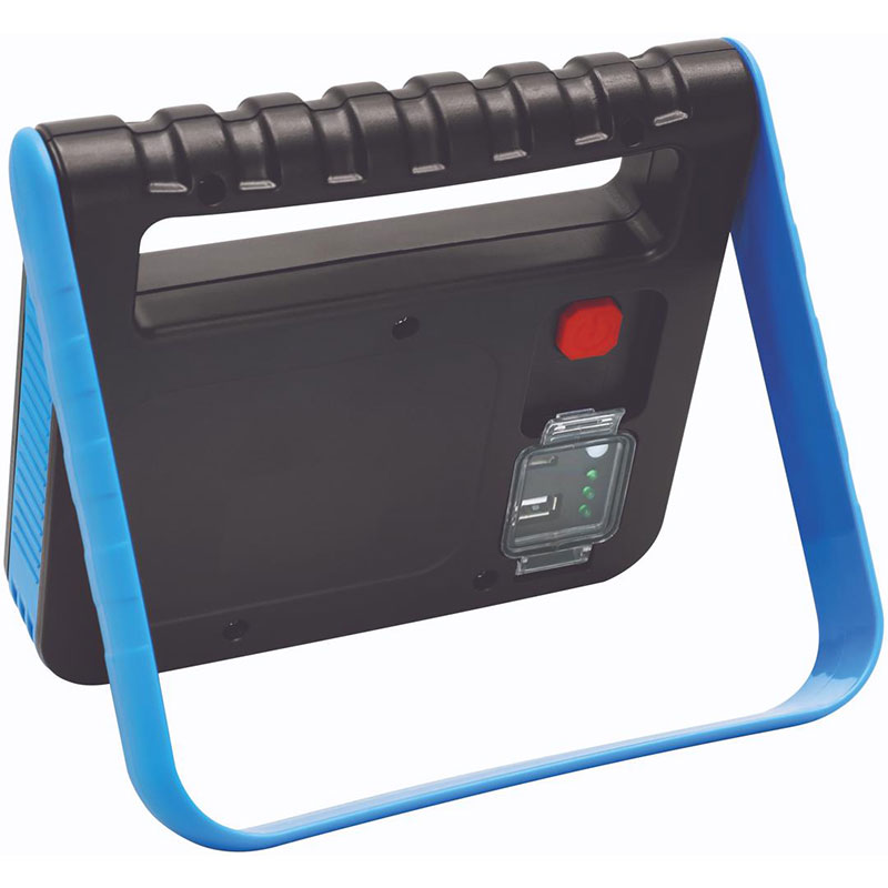 15W LED batteri arbejdslampe m. USB, 4000K