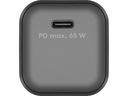 USB-C PD netadapter - 1xUSB-C (65W/3,25A), Sort