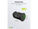 12/24V biladapter - 1 x USB-A, 1 x USB-C PD udtag, 45W