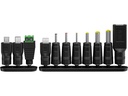 Universal netadapter - 5-15V, 36W (2.4A), Sort (11 stik)