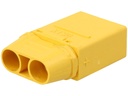 DC-XT90 kabelstik - 2pol han, loddeben