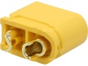 DC-XT60 kabelstik - 2pol han, loddeben