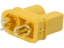 DC-XT30 kabelstik - 2pol hun, loddeben