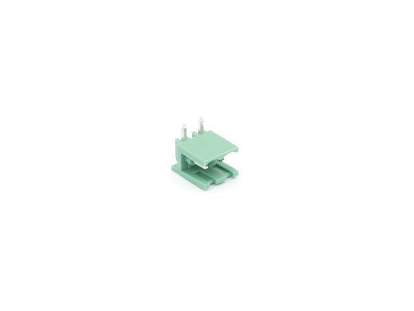 Printfatning til indstik skrueterminal - 2P han 5,08mm, 90°