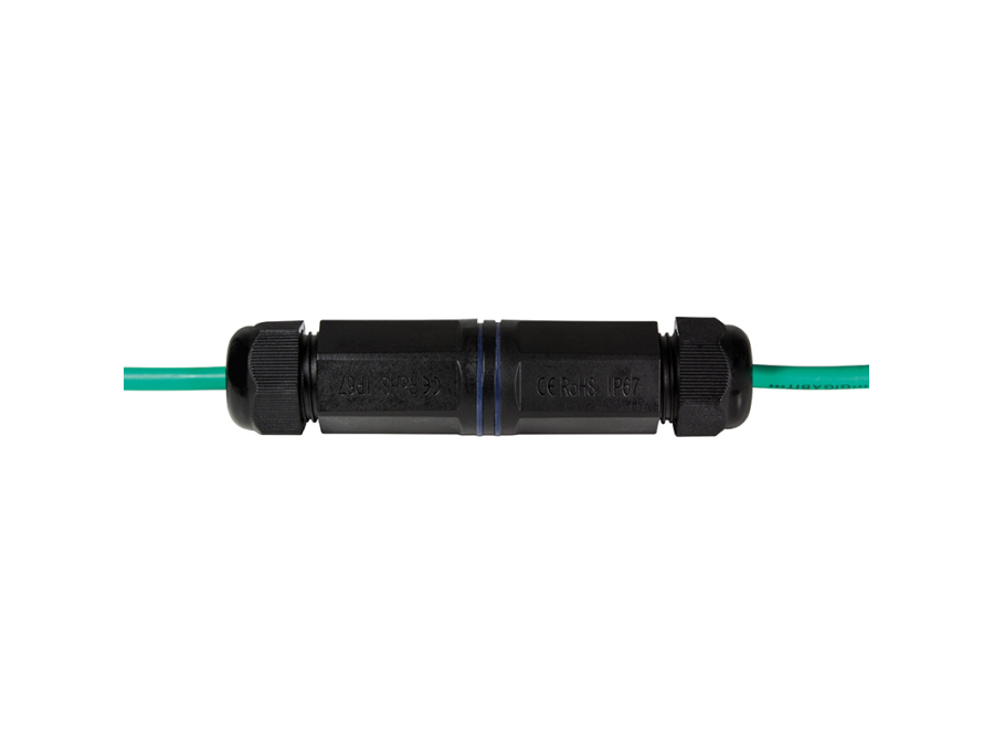 Udendørs CAT6 modular mellemled - 2 x RJ45 hun (IP67)