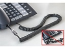 Telefonlednings udsnoer - RJ10(4P4C) han/hun, Sort