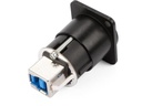 Neutrik - Reversibel USB 3.0 gender changer, A og B, Sort