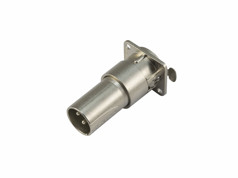 XLR hun/han (feedthrough) adapter til panelmont.