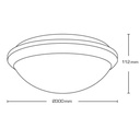 Clara LED plafondarmatur m. sensor - hvid