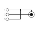 XLR adapter - XLR 3P hun til RCA(phono) hun