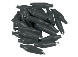 Krokodillenæb - Isoleret, Sort (36mm)