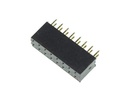 Dual Pin header 2,54mm - Han/hun, (2x8) 16 pins (H8,42mm)