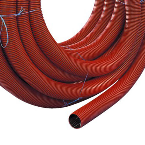 Flexrør 46 / 40mm rød - pr. meter