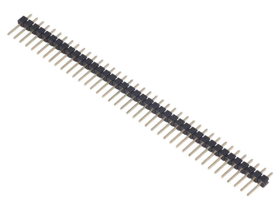 Enkelt-række Pin header - Han/han 2,54mm 1x40-ben (H11,6mm)