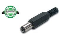 DC stik - Ø5,5 x 2,5 x 9mm i plasthus