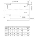 Fibox montageplade 338x238 EKPVT