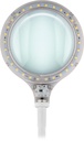 LED luplampe clipholder og bordfod - 5W 3 dioptri Hvid