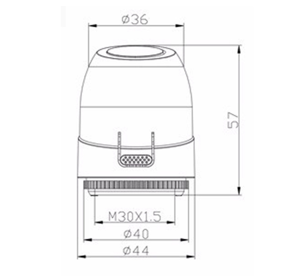 Telestat til gulvvarmestyring - 230V, NO (IP54)