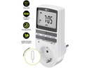 Digital Timer - Programmerbar, CEE7/4 udtag, Hvid