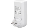 Digital Timer - Programmerbar, CEE7/4 udtag, Hvid