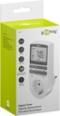 Digital Timer - Programmerbar, CEE7/4 udtag, Hvid