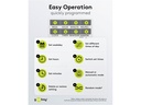 Digital Timer - Programmerbar, CEE7/4 udtag, Hvid