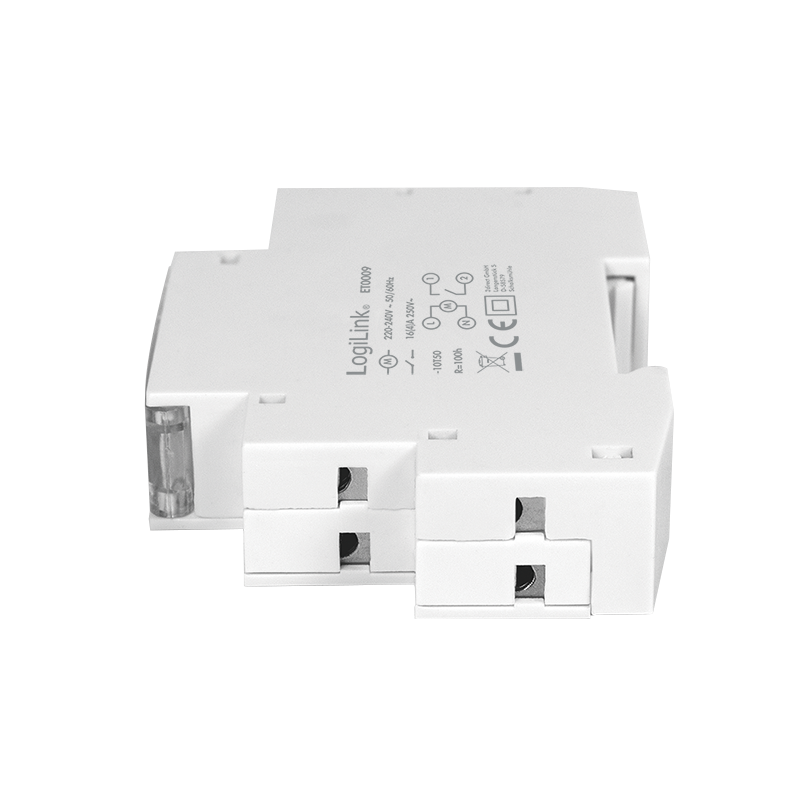 Mekanisk timer (kontaktur) til DIN skinne - 240V 16A