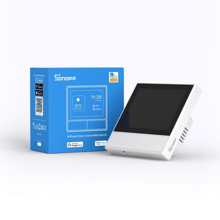 3,5" WiFi / Bluetooth touchskærm - 480p, Android / iOS, Hvid