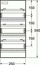 Gruppetavle UG -18 hvid