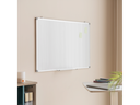 Magnetisk whiteboard - vægmont., alu.ramme (120 x 90cm)