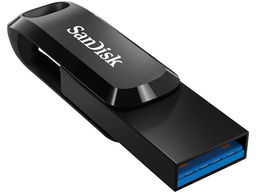 Ultra Dual Drive Go 64GB USB 3.1 Gen 1 USB-C, Sort