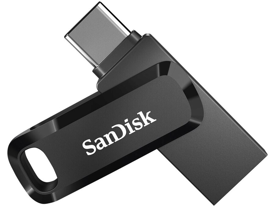 Ultra Dual Drive Go 32GB USB 3.1 Gen 1 USB-C, Sort