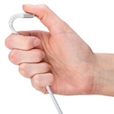 USB-C™ til USB-C™ Supersoft PD Tekstilkabel, 3A, Hvid (1m)