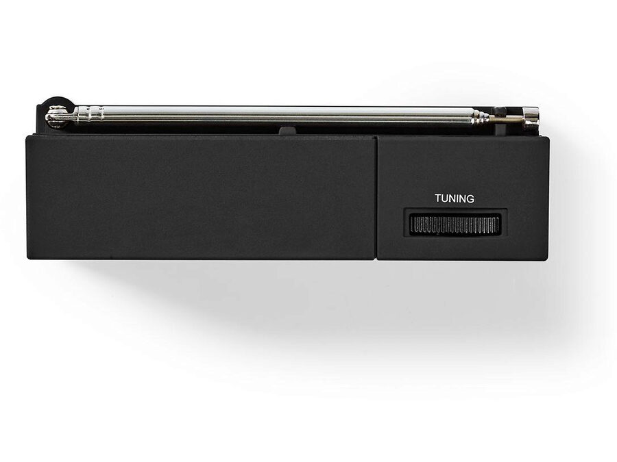 Bærbar FM-radio - AM/FM, Batteri, Analog, Sort