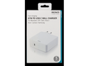 USB-C PD netadapter - 110-240Vac, 87W, 1 x USB-C, Hvid