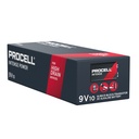 ProCell alkaline E-blok batteri - 9V / 673mAh (10 stk.)