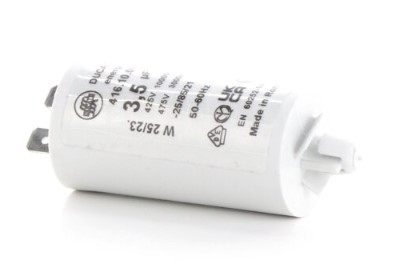 MOTOR kondensator - 3,5uF / 400V, Spadestik