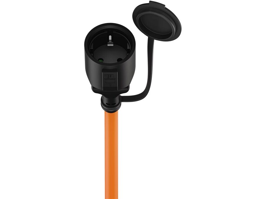 CEE camping adapter - CEE 7/3 F hun til 3P CEE han (1,5m)