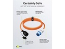 CEE camping adapter - CEE 7/3 F hun til 3P CEE han (1,5m)