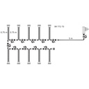 LED kit m. 10 nedgravningsspots IP67