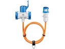 CEE adapter - CEE 3P han til CEE 3P hun + 2 x Jord (5m)