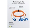 CEE adapter - CEE 3P han til CEE 3P hun + 2 x Jord (5m)