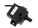 Mini vandpumpe - 12Vdc 5W (Hmaks.:350cm, Qmaks.:260L/t)